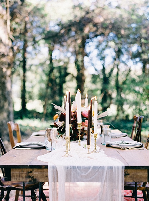 Romantic Fall Wooden Styled Shoot with vintage and specialty rentals by Paisley & Jade