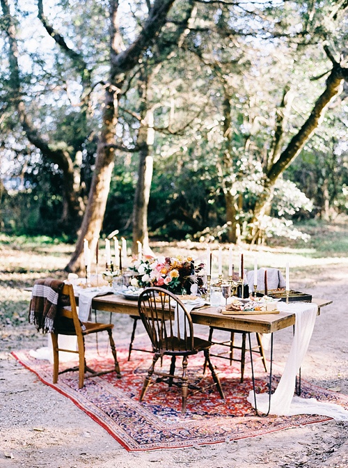 Romantic Fall Wooden Styled Shoot with vintage and specialty rentals by Paisley & Jade