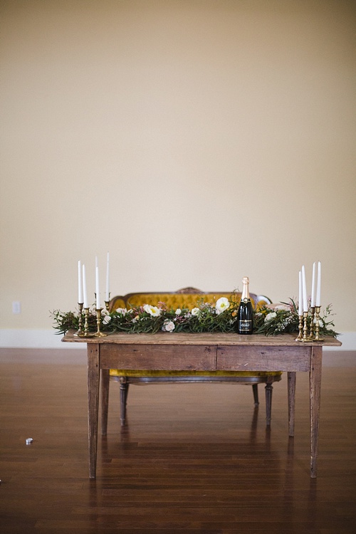 Winter and Holiday Wedding Inspiration with specialty rentals provided by Paisley & Jade