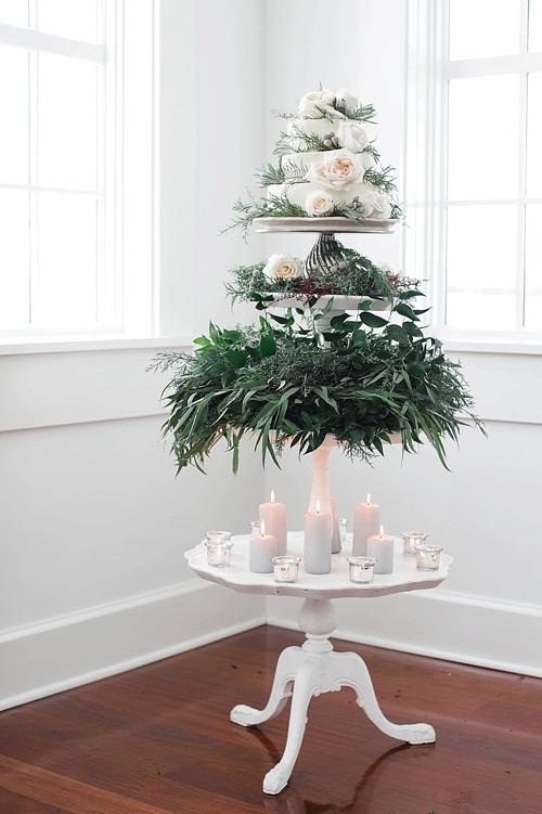 Winter and Holiday Wedding Inspiration with specialty rentals provided by Paisley & Jade