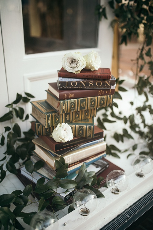 Moody and romantic literary inspired wedding in Charlottesville with specialty and vintage rentals by Paisley & Jade