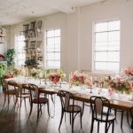 Table scape at the Tulipina workshop at Highpoint and Moore with special rentals and space by Paisley & Jade