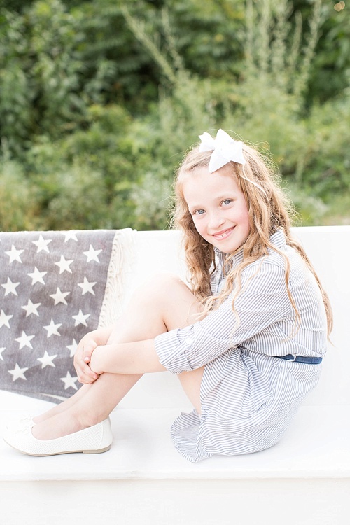 Fun and festive 4th of July Kids Photoshoot with specialty and vintage prop rentals by Paisley & Jade