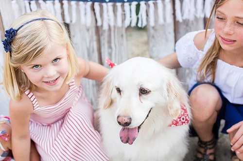 Fun and festive 4th of July Kids Photoshoot with specialty and vintage prop rentals by Paisley & Jade