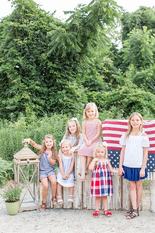 Fun and festive 4th of July Kids Photoshoot with specialty and vintage prop rentals by Paisley & Jade