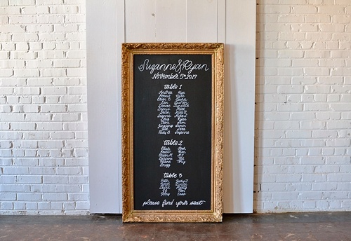 Creative custom hand-lettering for weddings and events by Paisley an Jade