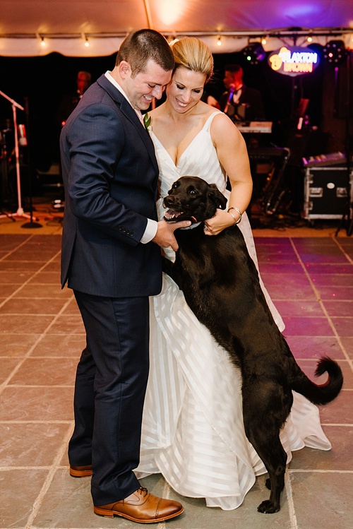 Rustic chic wedding at Deep Run Hunt Club in Virginia with specialty and vintage rentals by Paisley & Jade