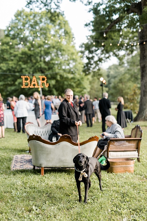 Rustic chic wedding at Deep Run Hunt Club in Virginia with specialty and vintage rentals by Paisley & Jade 