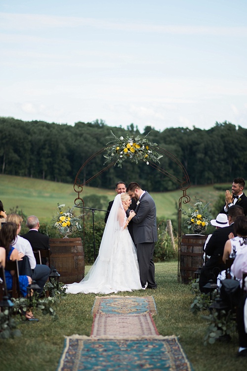 Stunning summer wedding at The Market at Grelen with specialty and vintage rentals by Paisley and Jade 