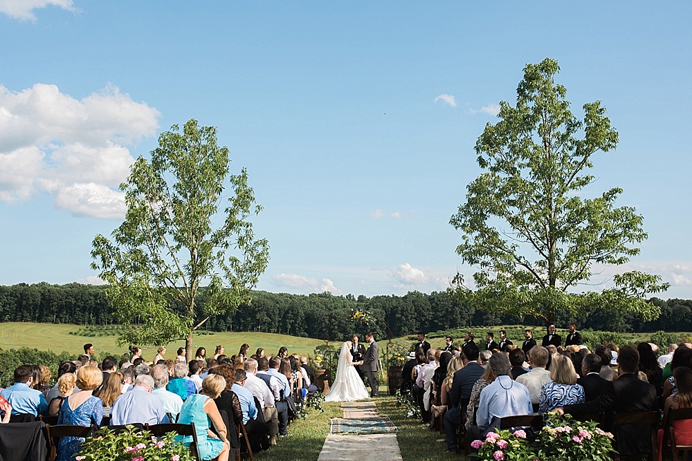 Stunning summer wedding at The Market at Grelen with specialty and vintage rentals by Paisley and Jade