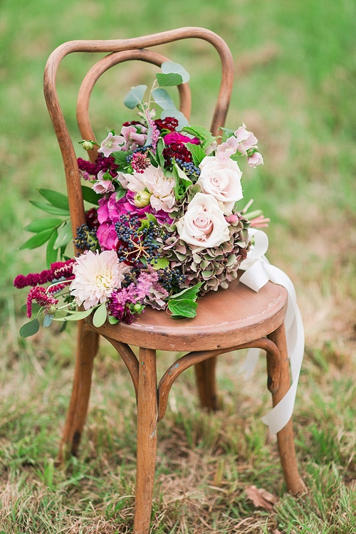 Gorgeous summer wedding styled shoot at the Katelyn James Workshop with specialty and vintage rentals by Paisley & Jade 