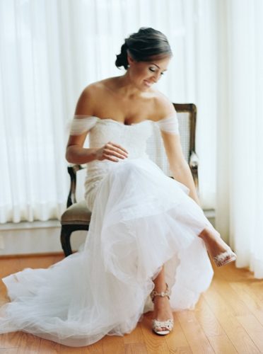 Elegant outdoor wedding in Virginia with specialty and vintage rentals provided by Paisley & Jade