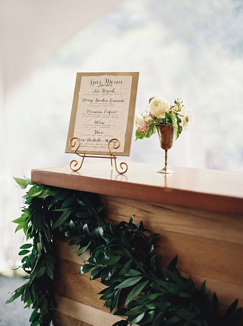 Elegant outdoor wedding in Virginia with specialty and vintage rentals provided by Paisley & Jade 