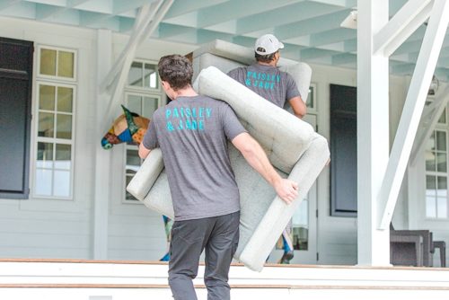 P&J Signature Installation Service in action at Upper Shirley Vineyards and documented by Bri & Wes Photography