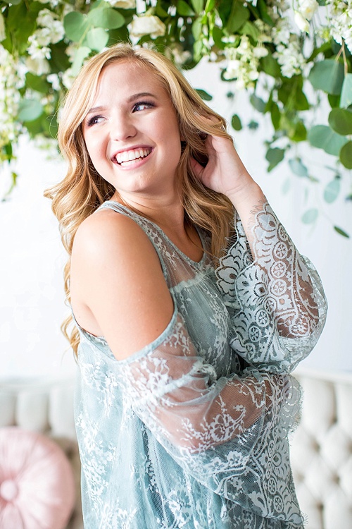 Bright and Colorful Senior Portrait sessions at Highpoint and Moore with Hope Taylor Photography. Inventory and space provided by Paisley and Jade 