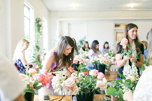 The School of Styling workshop at Highpoint & Moore in Richmond Virginia with rentals and space provided by Paisley & Jade 