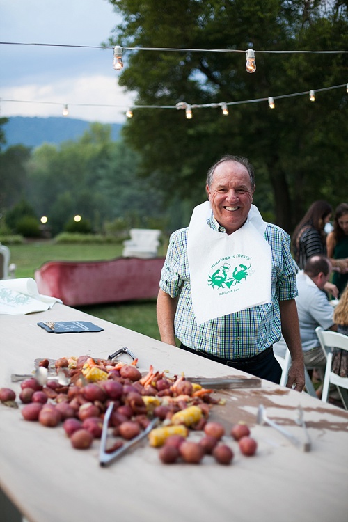 Fun and casual rehearsal dinner at The Clifton Inn with specialty and vintage rentals by Paisley & Jade