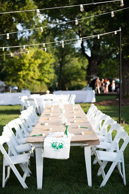 Fun and casual rehearsal dinner at The Clifton Inn with specialty and vintage rentals by Paisley & Jade