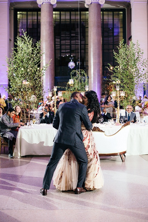 Marvelous multi-cultural wedding at The Science Museum of Virginia with specialty and vintage rentals by Paisley & Jade