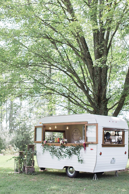 Romantic and elegant wedding inspiration at Seven Springs Farm in Virginia with specialty and vintage rentals by Paisley & Jade