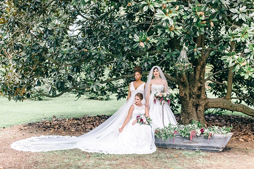 Romantic and elegant wedding inspiration at Seven Springs Farm in Virginia with specialty and vintage rentals by Paisley & Jade