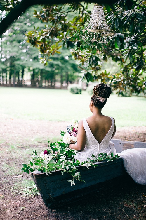 Romantic and elegant wedding inspiration at Seven Springs Farm in Virginia with specialty and vintage rentals by Paisley & Jade