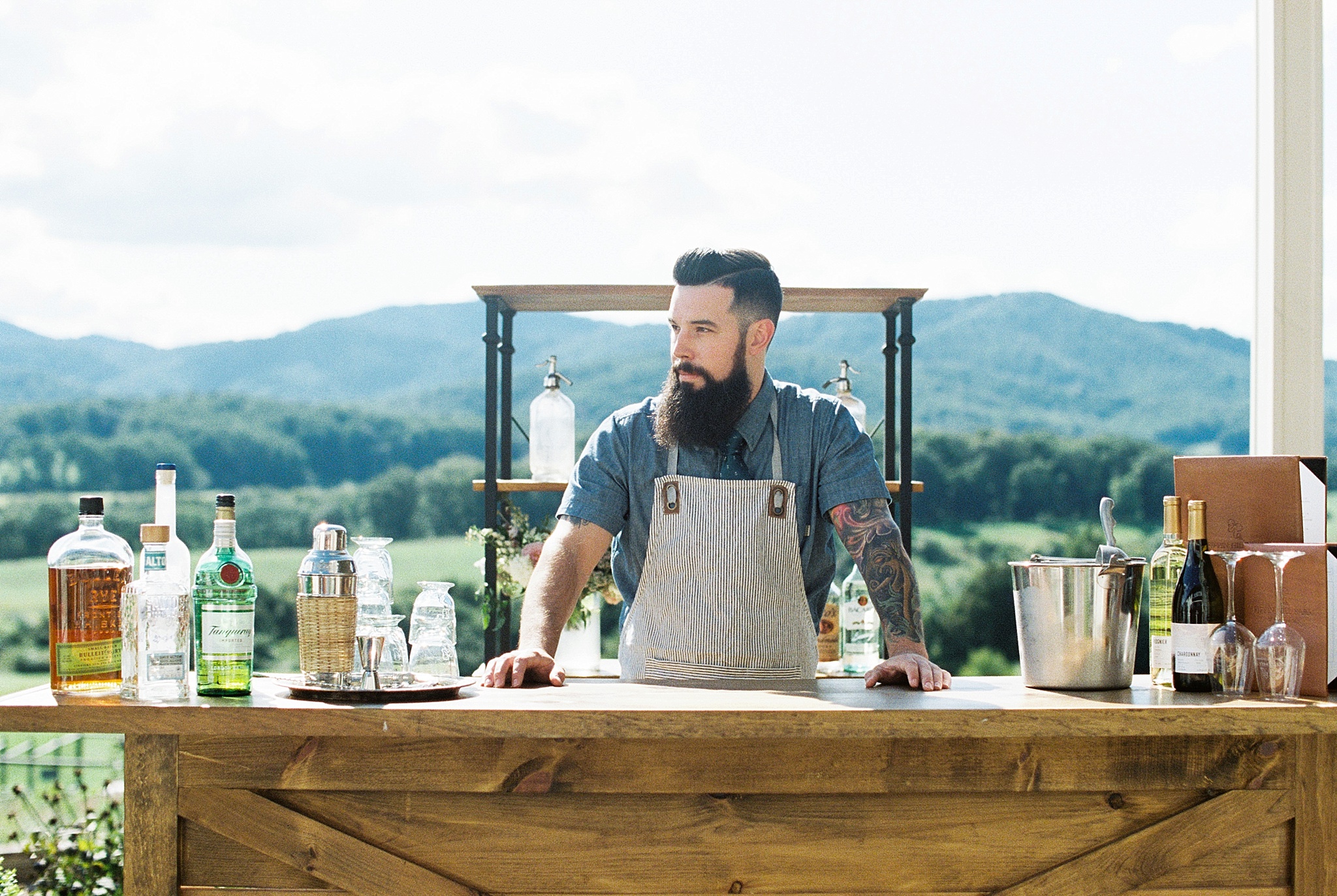 Romantic and elegant wedding inspirations styled shoot at Pippin Hill Vineyards with vintage and specialty rentals by Paisley & Jade