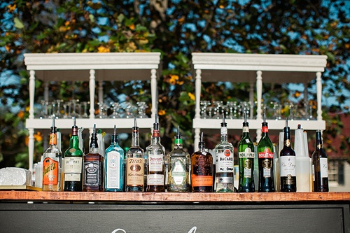 Gorgeous outdoor wedding in the Blue Ridge Mountains with specialty vintage rentals by Paisley and Jade 