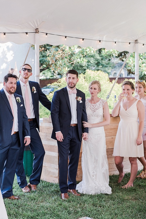 Wonderful white and pastel wedding in Richmond with specialty and vintage rentals by Paisley and Jade