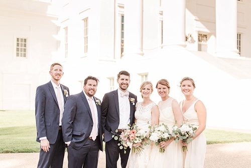 Wonderful white and pastel wedding in Richmond with specialty and vintage rentals by Paisley and Jade
