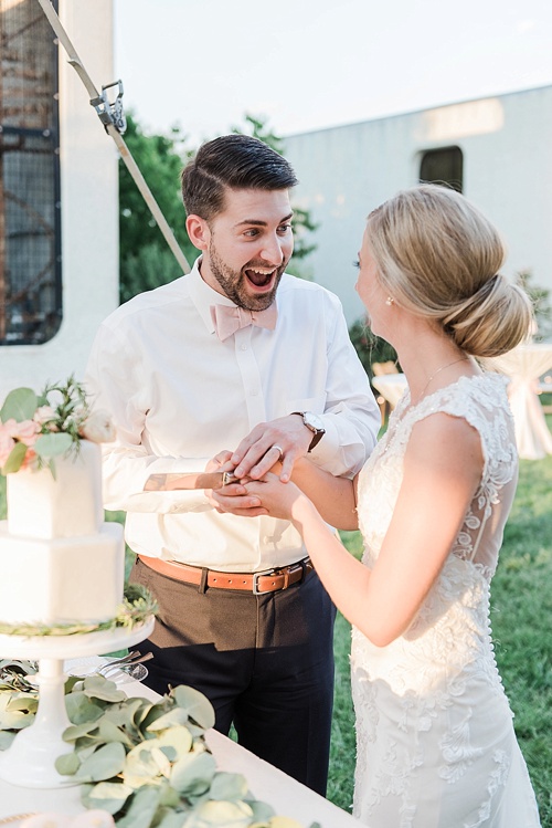 Wonderful white and pastel wedding in Richmond with specialty and vintage rentals by Paisley and Jade