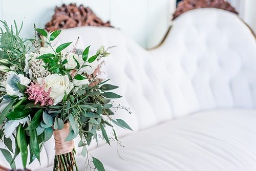 Wonderful waterfront Fall wedding on the Eastern Shore of Virginia with specialty and vintage rentals provided by Paisley and Jade