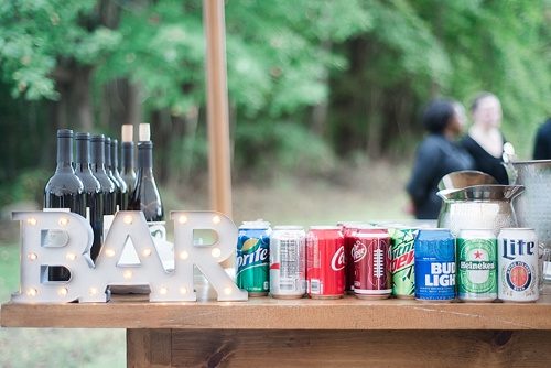 Wonderful waterfront Fall wedding on the Eastern Shore of Virginia with specialty and vintage rentals provided by Paisley and Jade