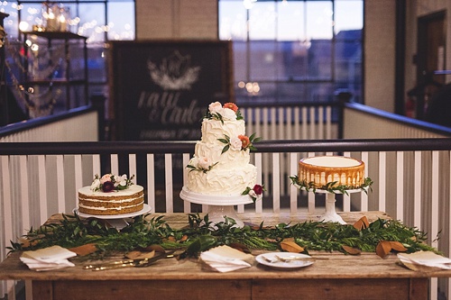 Chic city wedding reception in Richmond, Virginia with specialty and vintage rentals by Paisley and Jade 