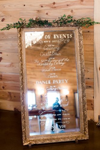 Kentucky Derby inspired real wedding in Virginia with specialty and vintage rentals by Paisley and Jade