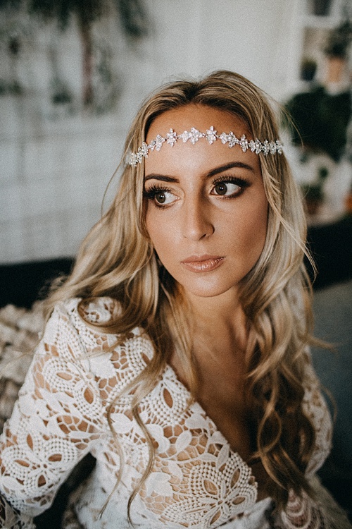 Earthy and Industrial styled shoot with boho-chic vibes. Specialty rentals and space provided by Paisley and Jade 