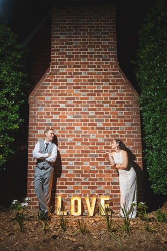 Causal and colorful garden wedding at Seven Springs Farm in Virginia with specialty and vintage rentals by Paisley and Jade