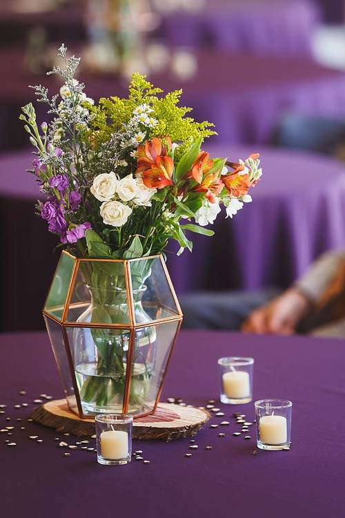 Causal and colorful garden wedding at Seven Springs Farm in Virginia with specialty and vintage rentals by Paisley and Jade 