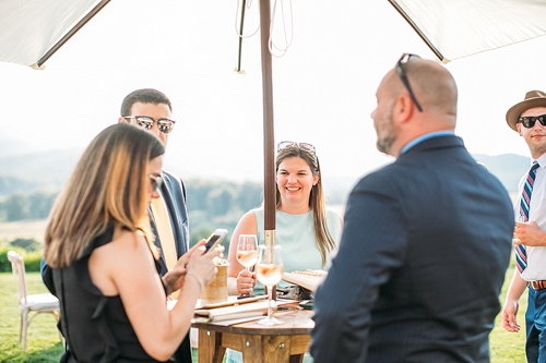 Gorgeous farmer's market inspired wedding at Pippin Hill Farm and Vineyard in Charlottesville, Virginia with specialty and vintage rentals by Paisley and Jade 