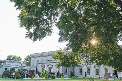 Sweet museum wedding in Richmond , Virginia with specialty and vintage rentals by Paisley and Jade 