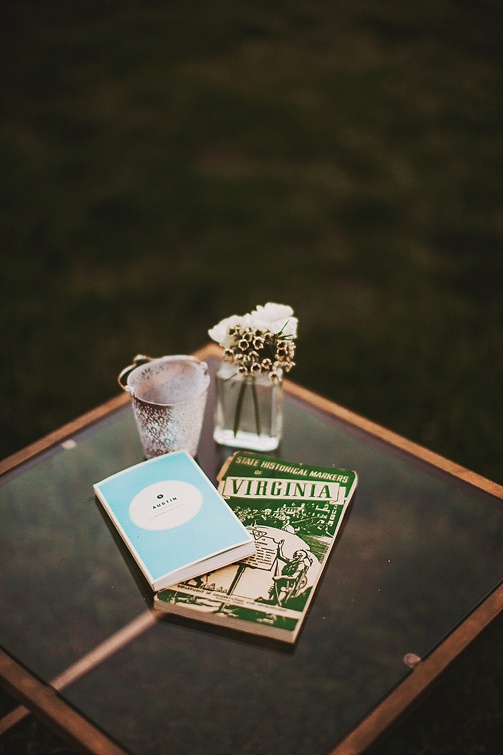 Moody and romantic reception at Tuckahoe Plantation with specialty and vintage rentals by Paisley and Jade 