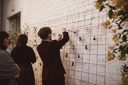 Chic and charming courtyard wedding at Quirk Hotel in Richmond, Virginia with specialty and vintage rentals by Paisley & Jade 