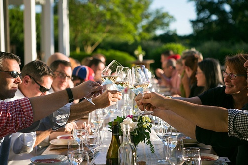 The Virginia Wine Summit Dinner with specialty and vintage rentals by Paisley & Jade 