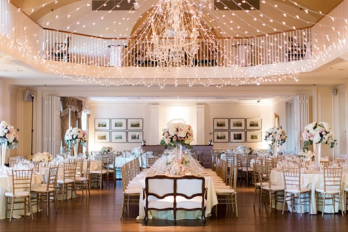 Chic and classic country club wedding near Richmond, Virginia with specialty and vintage rentals by Paisley & Jade