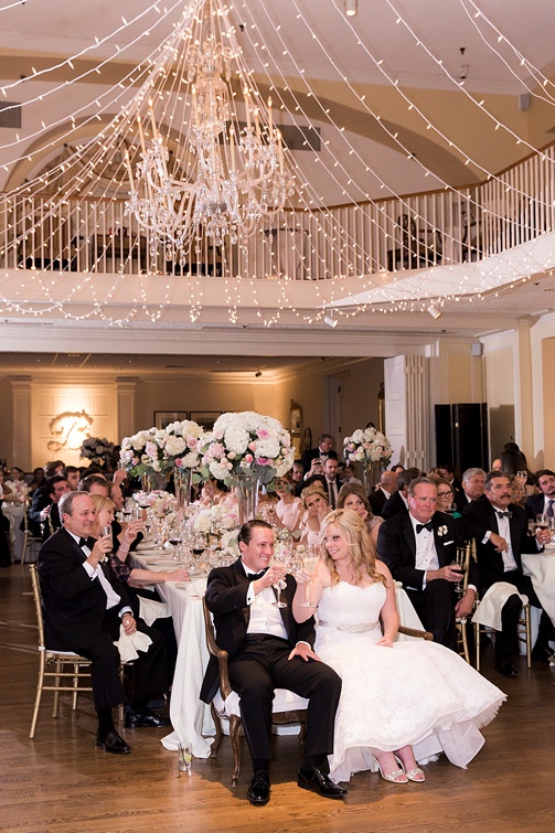 Chic and classic country club wedding near Richmond, Virginia with specialty and vintage rentals by Paisley & Jade