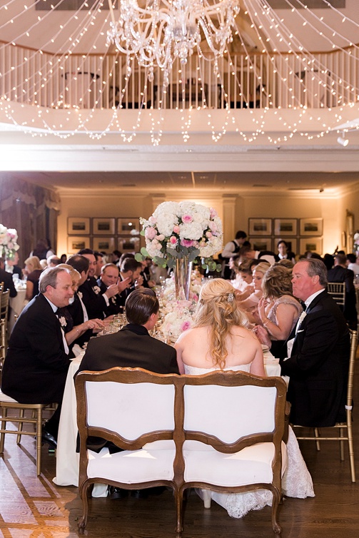 Chic and classic country club wedding near Richmond, Virginia with specialty and vintage rentals by Paisley & Jade