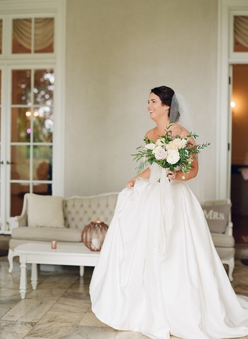 Classic and chic Southern wedding at the Wooden Sanctuary with specialty and vintage rentals by Paisley and a Jade 