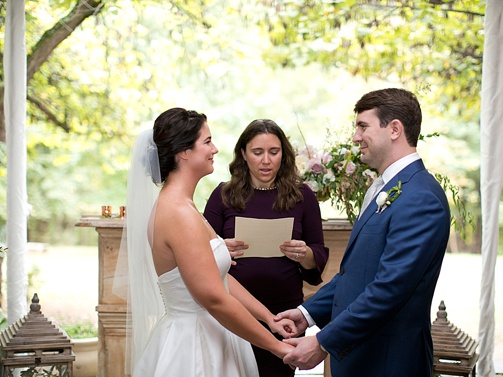 Classic and chic Southern wedding at the Wooden Sanctuary with specialty and vintage rentals by Paisley and a Jade 