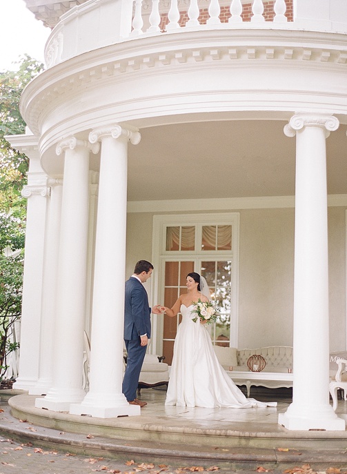 Classic and chic Southern wedding at the Wooden Sanctuary with specialty and vintage rentals by Paisley and a Jade 