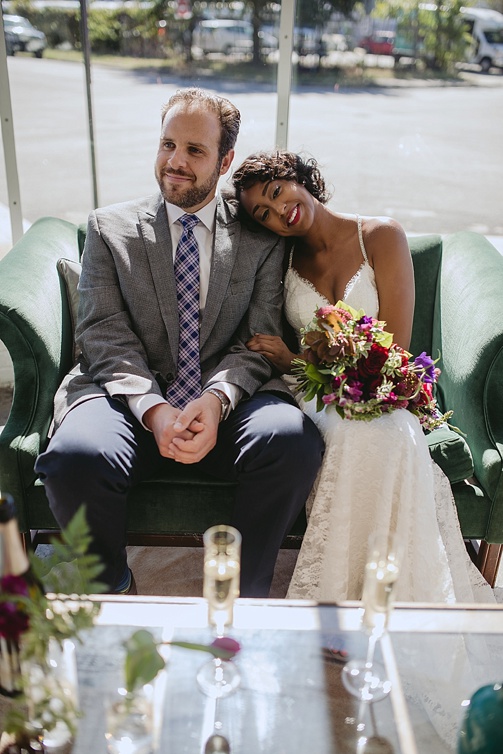Modern and minimal wedding inspiration styled shoot at Studio 23 in Richmond with specialty and vintage rentals by Paisley & Jade 